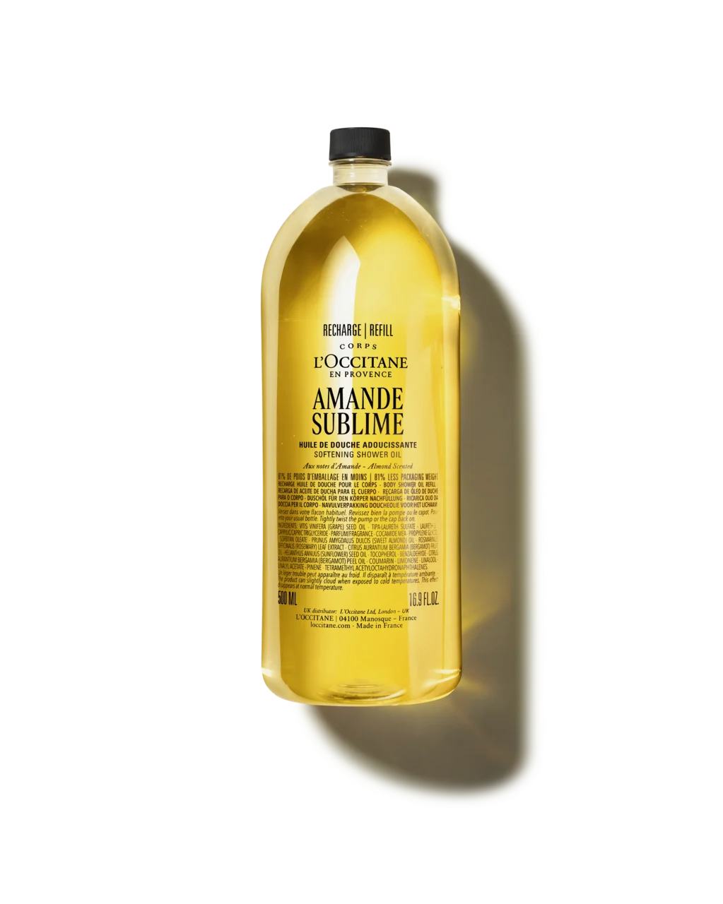 Eco-Refil &Oacute;leo Hidratante de Banho Amande Sublime (Am&ecirc;ndoa), , large